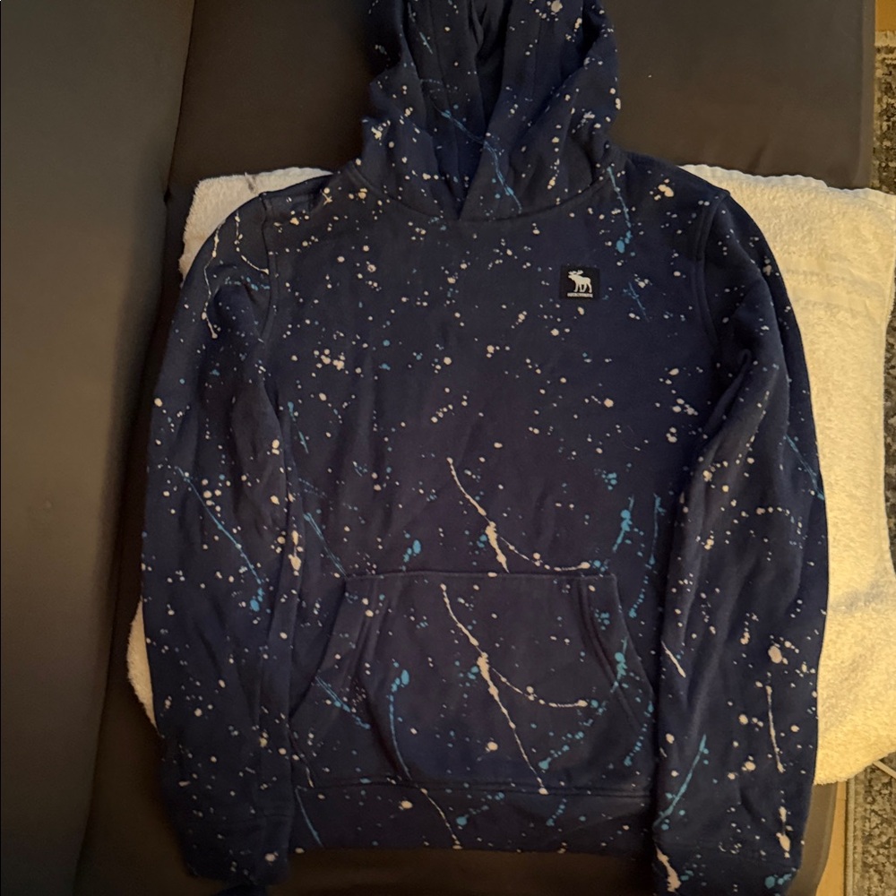 Abercrombie Kids Blue Speckled Hoodie
